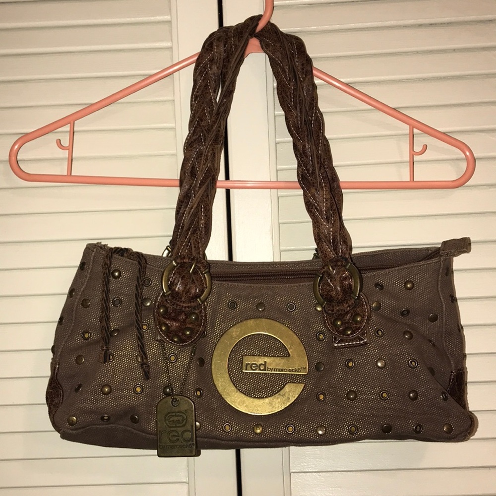 Red by Marc Echo Brown & Gold Purse.